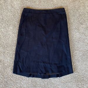 J. Crew Navy Skirt
